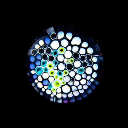 Chris Roesigner - Gold Ruby Petri Dish 33MM Marble