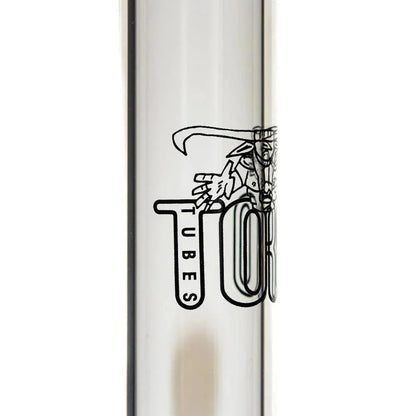 Toro Glass - Citron & Ghost w/ Rainbow Clouds Reversal 7/13 Flower Tube