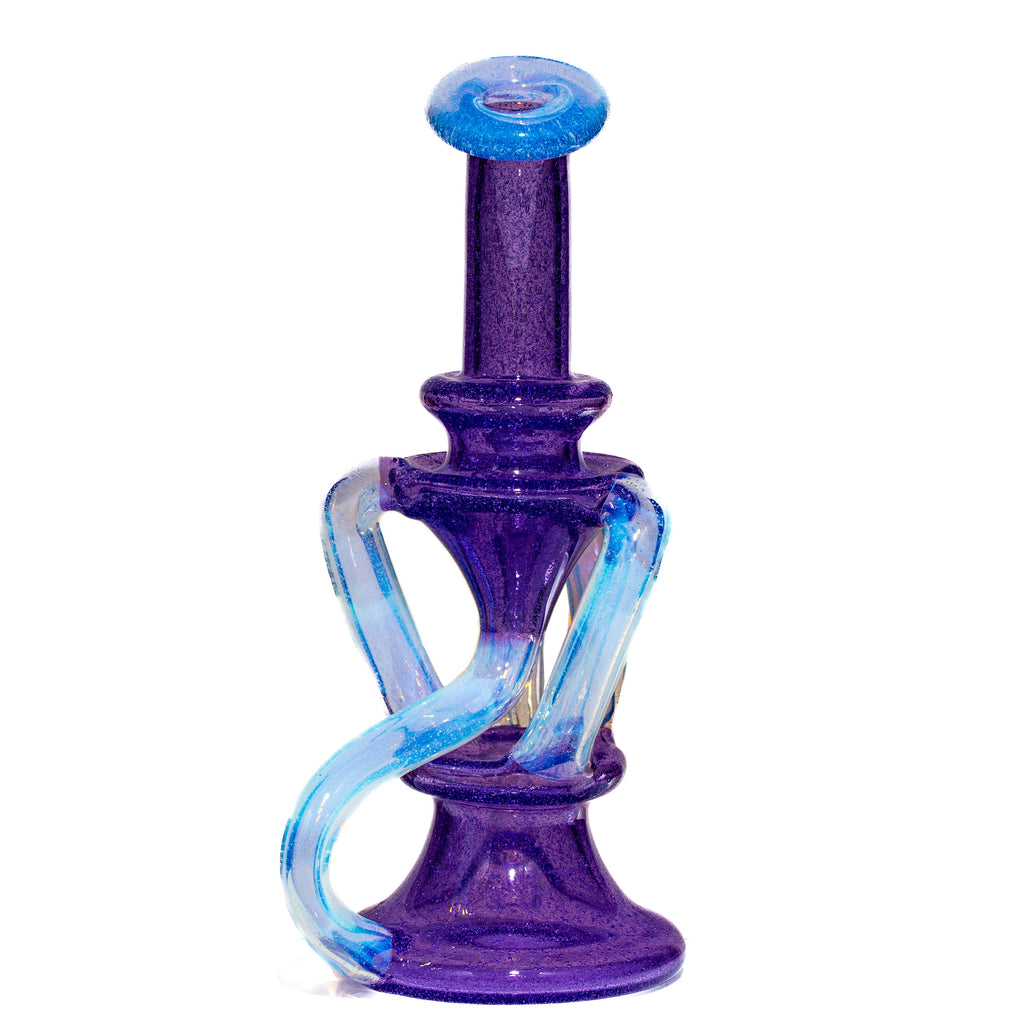 Crawford Glass - Purple Lollipop & Secret White Triple Uptake