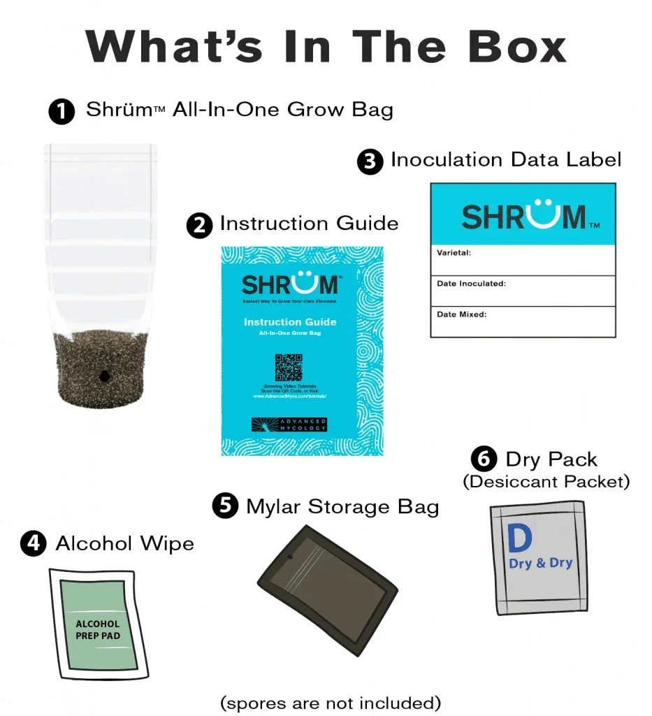 Shrüm - All In One Mushroom Grow Kit