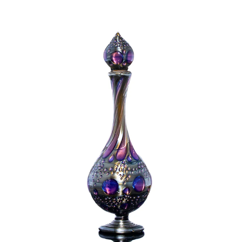 Suellen Fowler - Purple Haze Hobnail Perfume Bottle