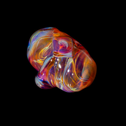 Alec Blows Glass - Amber Purple Buttered Pocket Potato