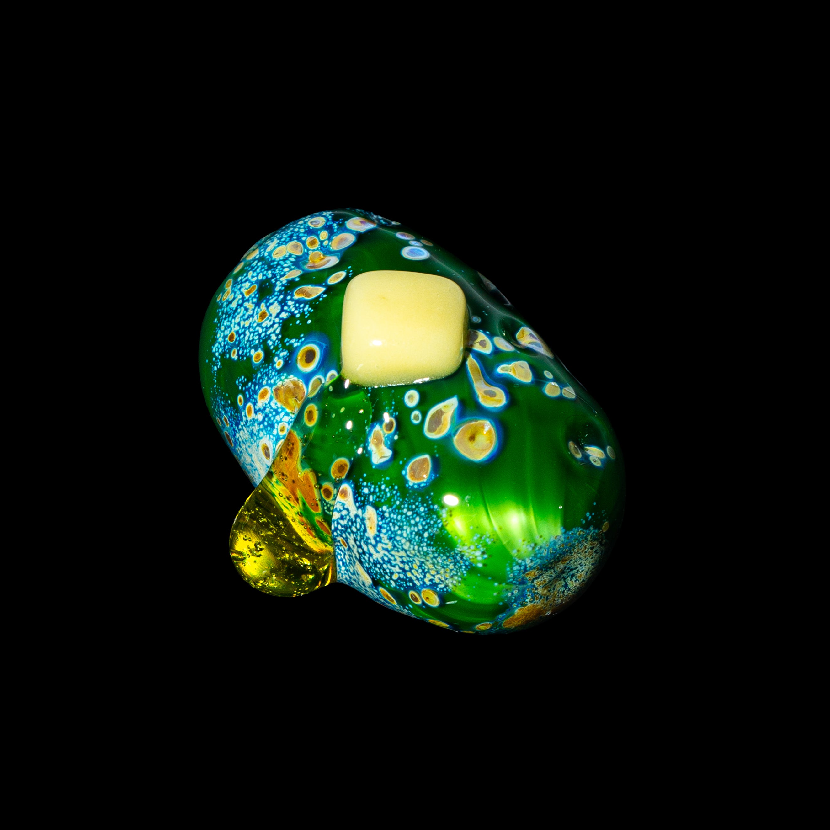Alec Blows Glass - Radioactive Green Buttered Pocket Potato