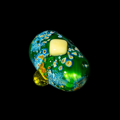 Alec Blows Glass - Radioactive Green Buttered Pocket Potato