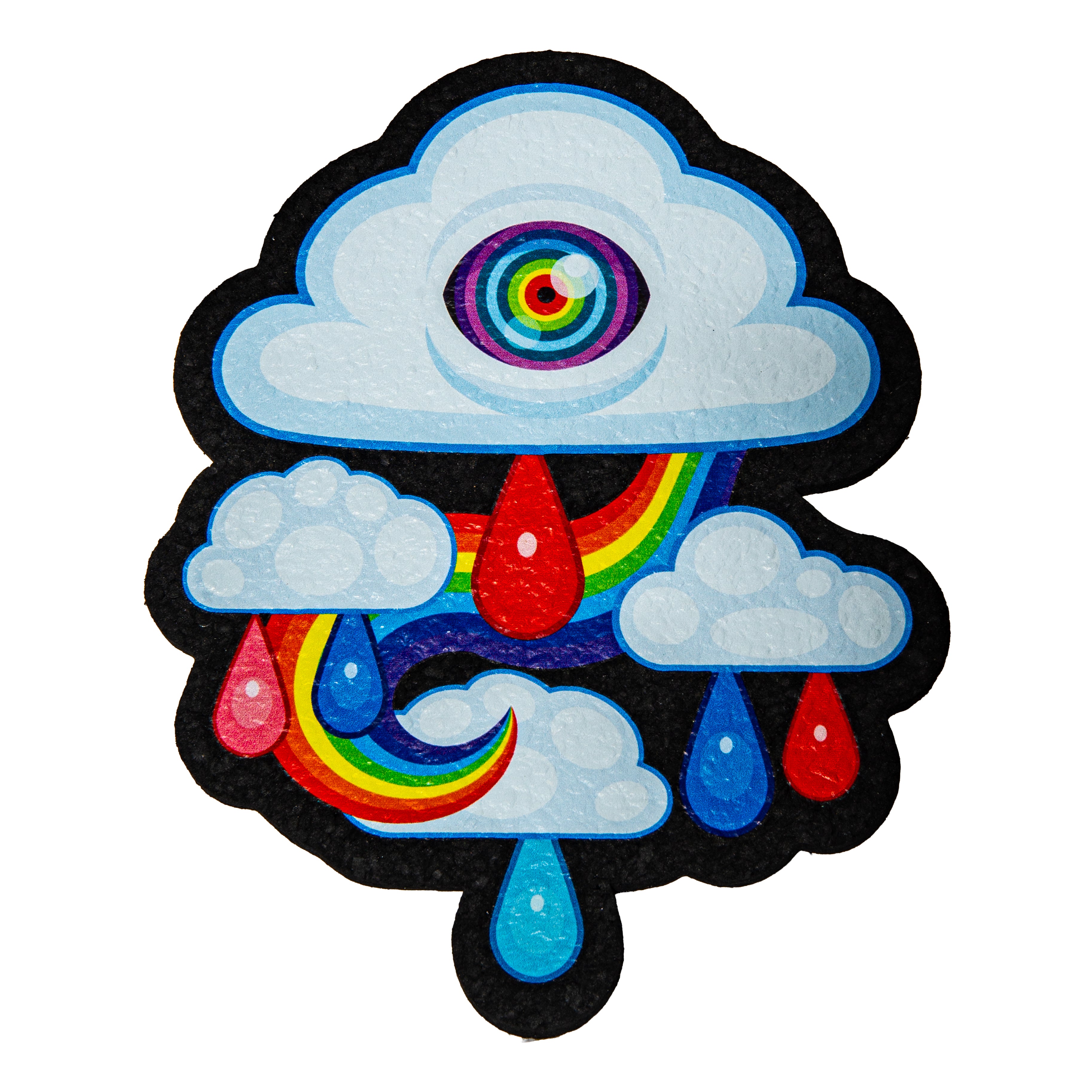 RJ Glass - Rainbow Cloud Moodmat