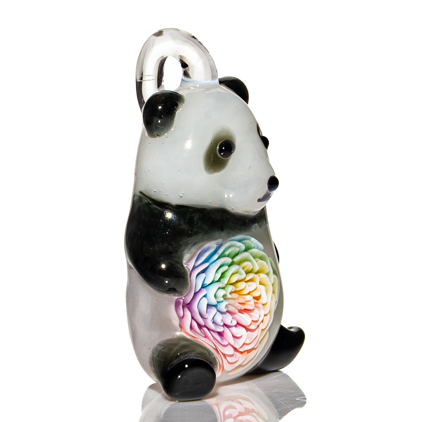 Glass Azu - Panda Pendant