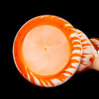 Plug A Nug Orange/ White Frit Stack Tube