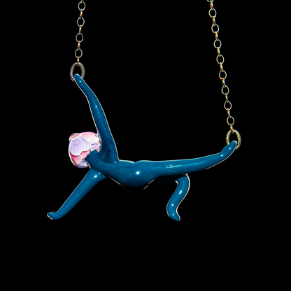 Jocelot Glass - Mushroom Dancer Pendant