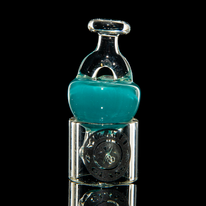 Kizmit Glass - Aqua Spinner Cap