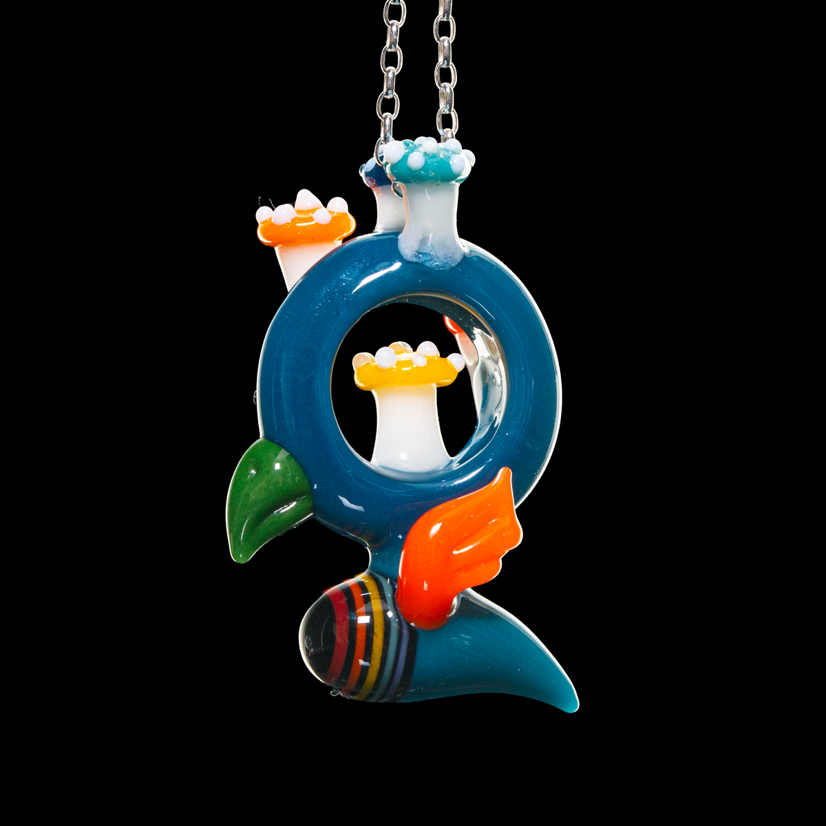 Calm x Snic Barnes - Blue Burd Pendant
