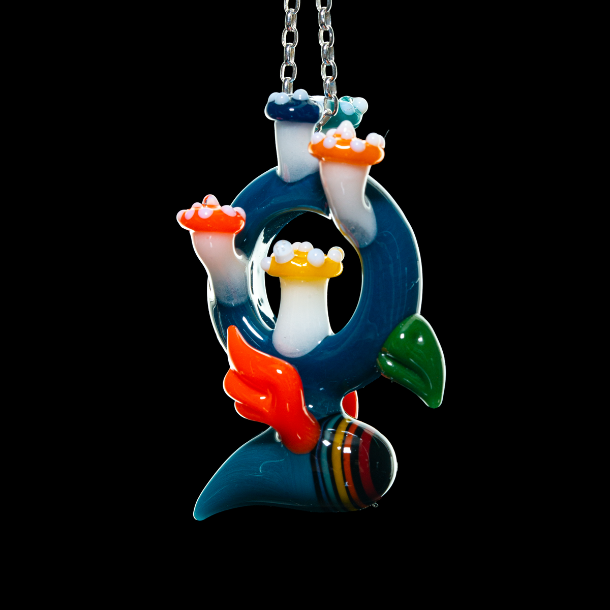 Calm x Snic Barnes - Blue Burd Pendant