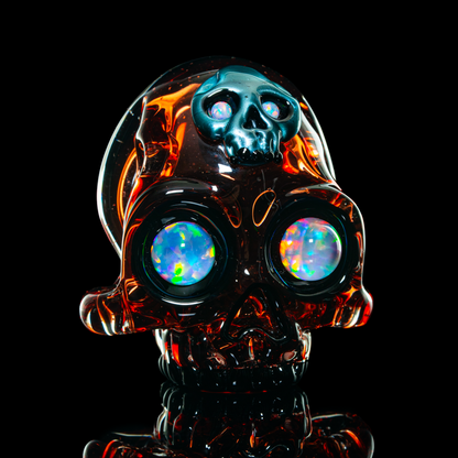AKM - Double Skull Pendant