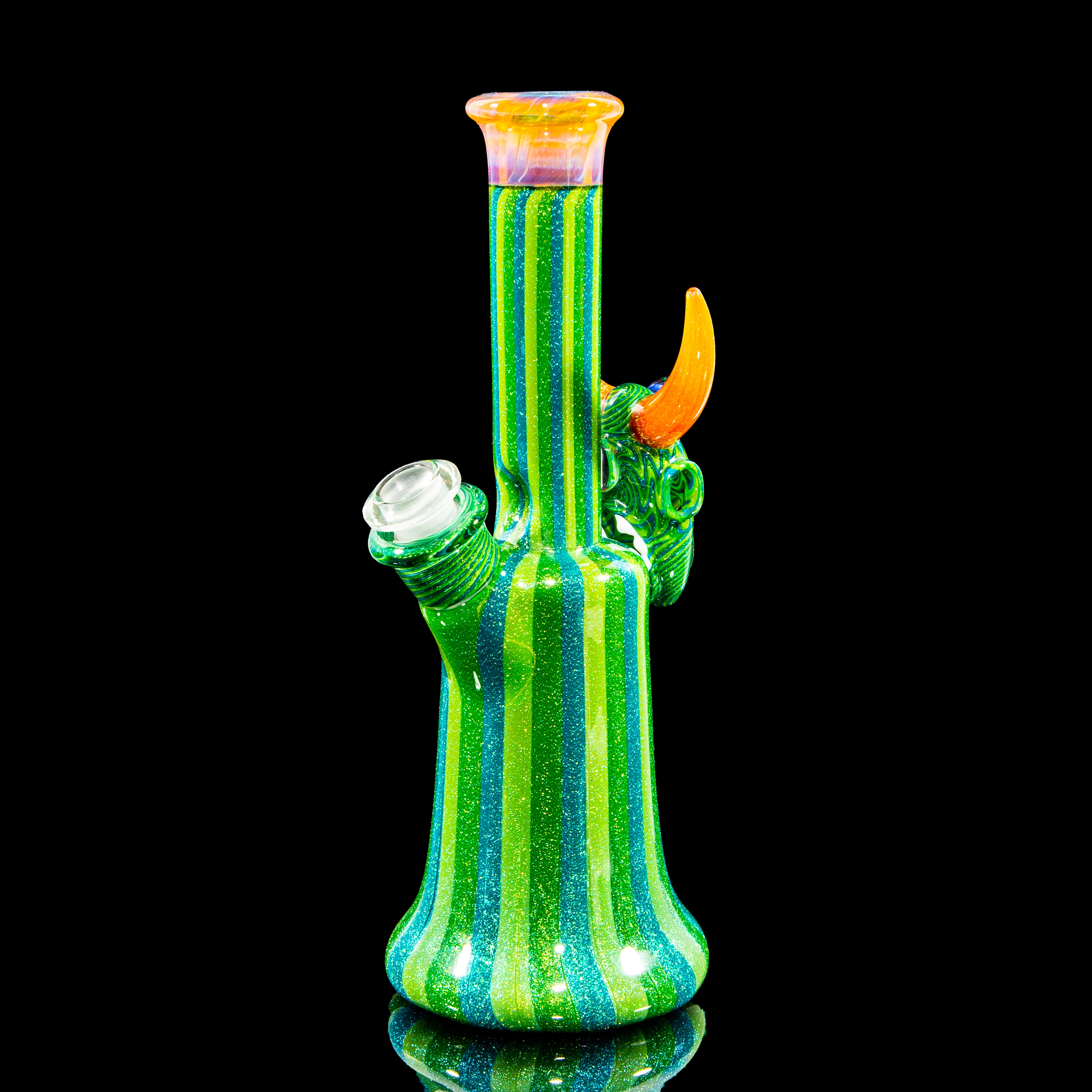 Darby Holm - Dichro Skull Tube – Stoked Progressive Smoke Shop