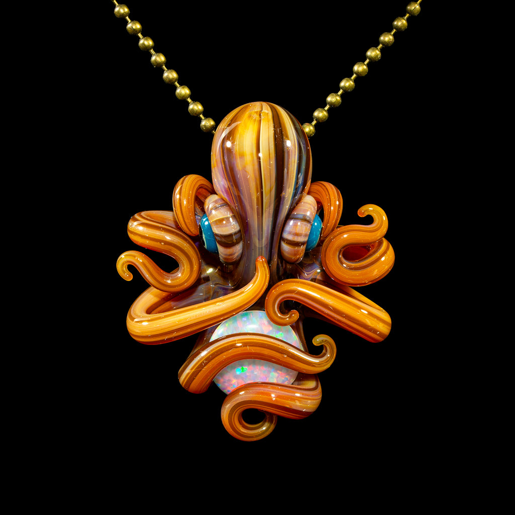 Elks That Run x Liz Wright - Opal Octopus Pendant – Stoked