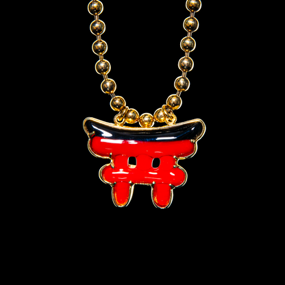 Seigaiha Glass x Hightable - Tori Gate Pendant