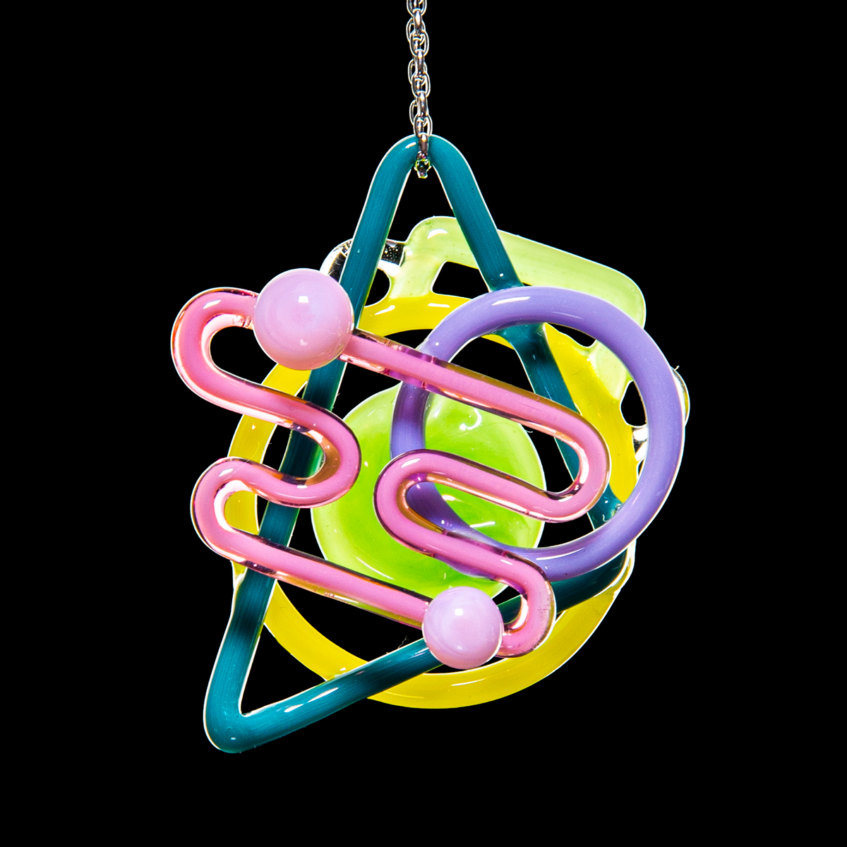 El New Glass - Abstract  Pendant 3