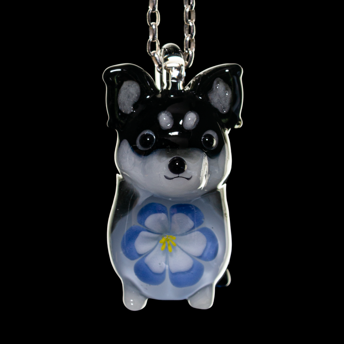 Azusa Glass - Puppy Pendant 3