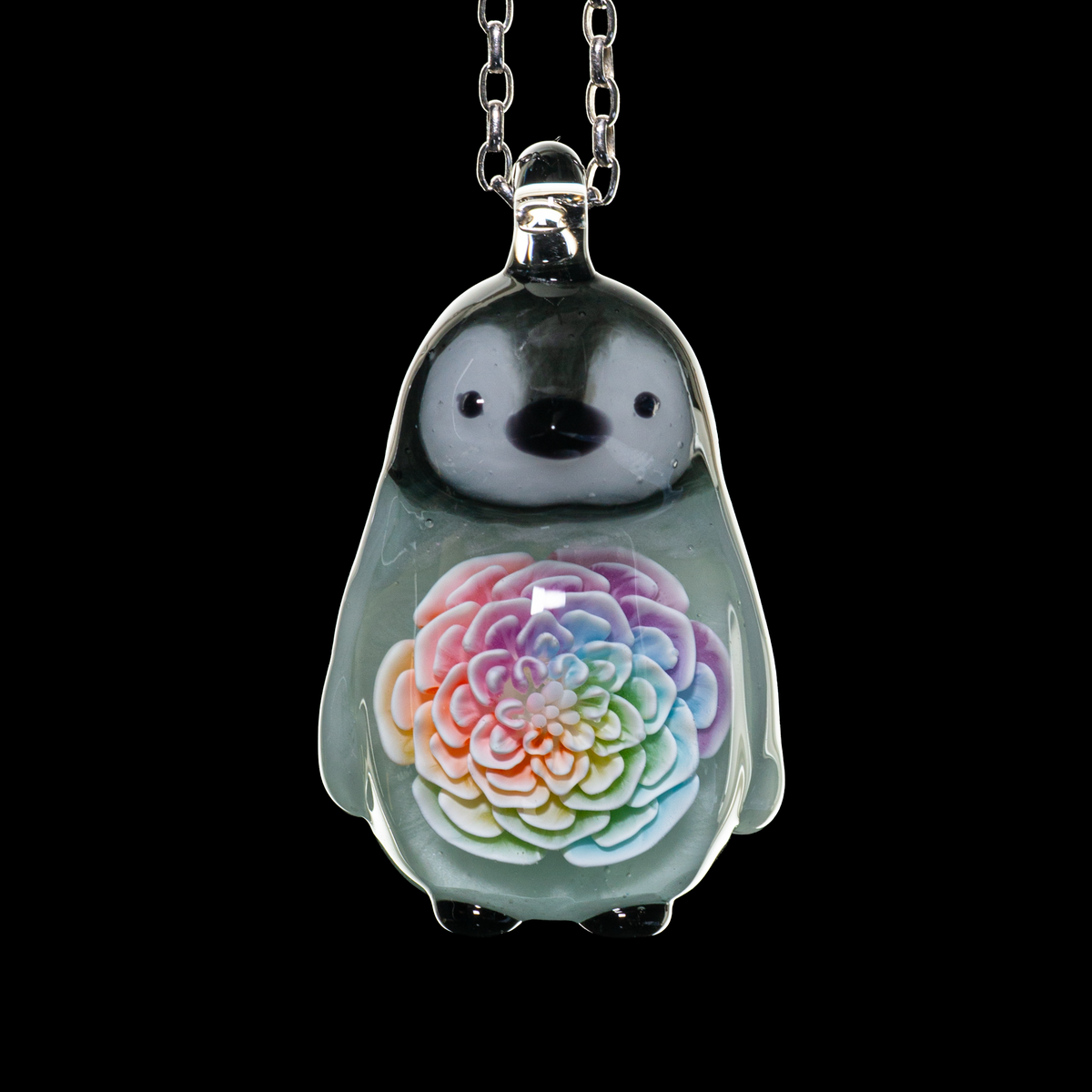 Azusa Glass - Penguin Pendant