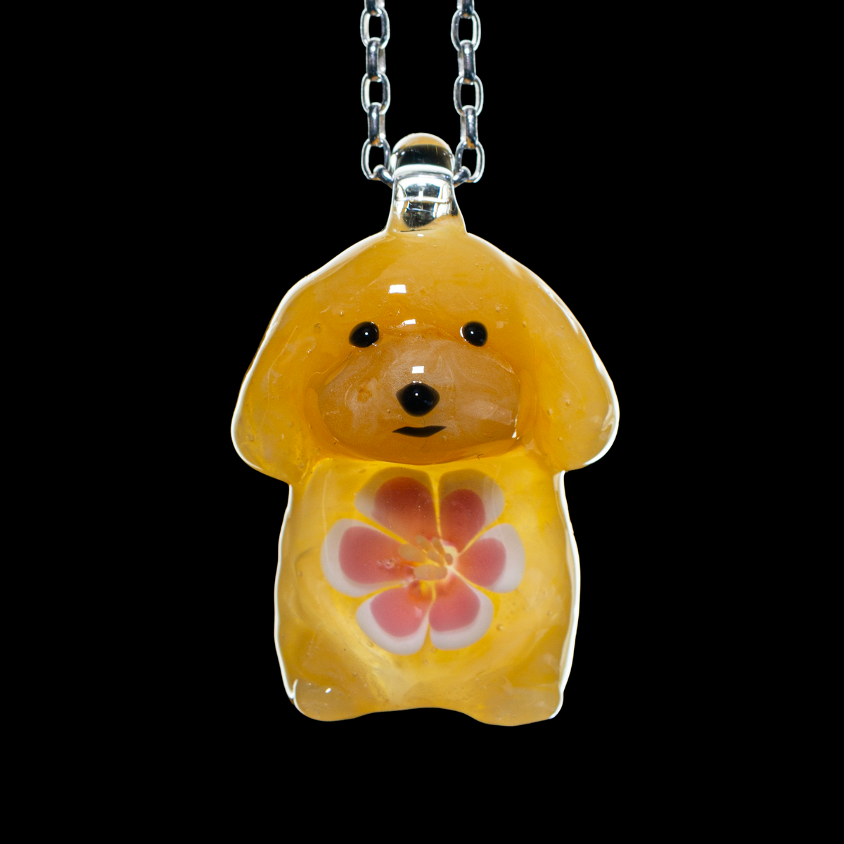 Azusa Glass - Puppy Pendant 2