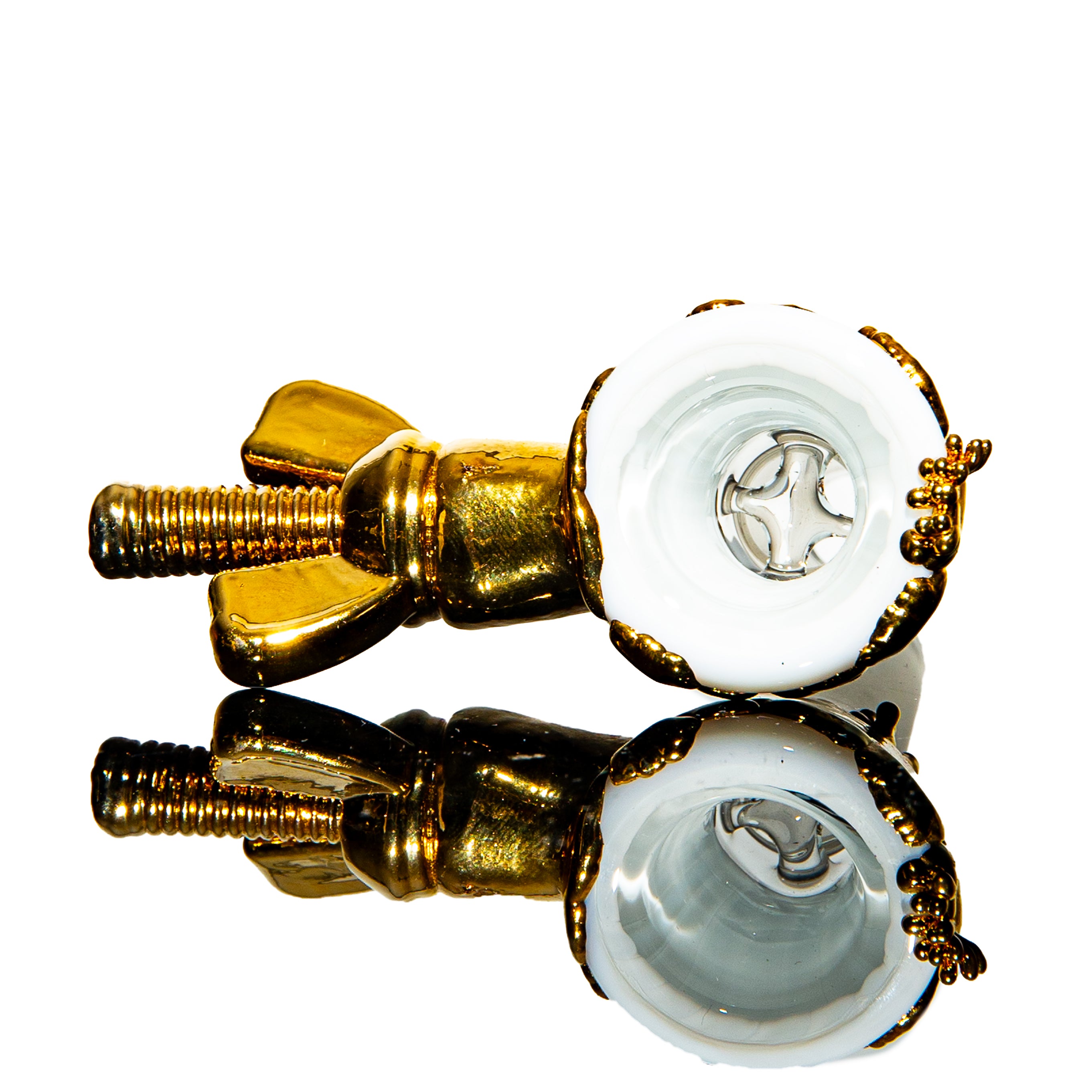 Snic Barnes - Gold & White 14mm Slide