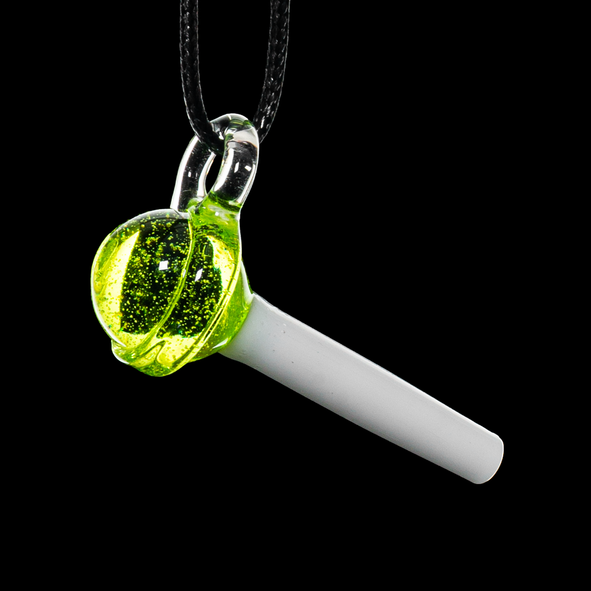 Emperial Glass - Lemon Lime Lollipop Pendant