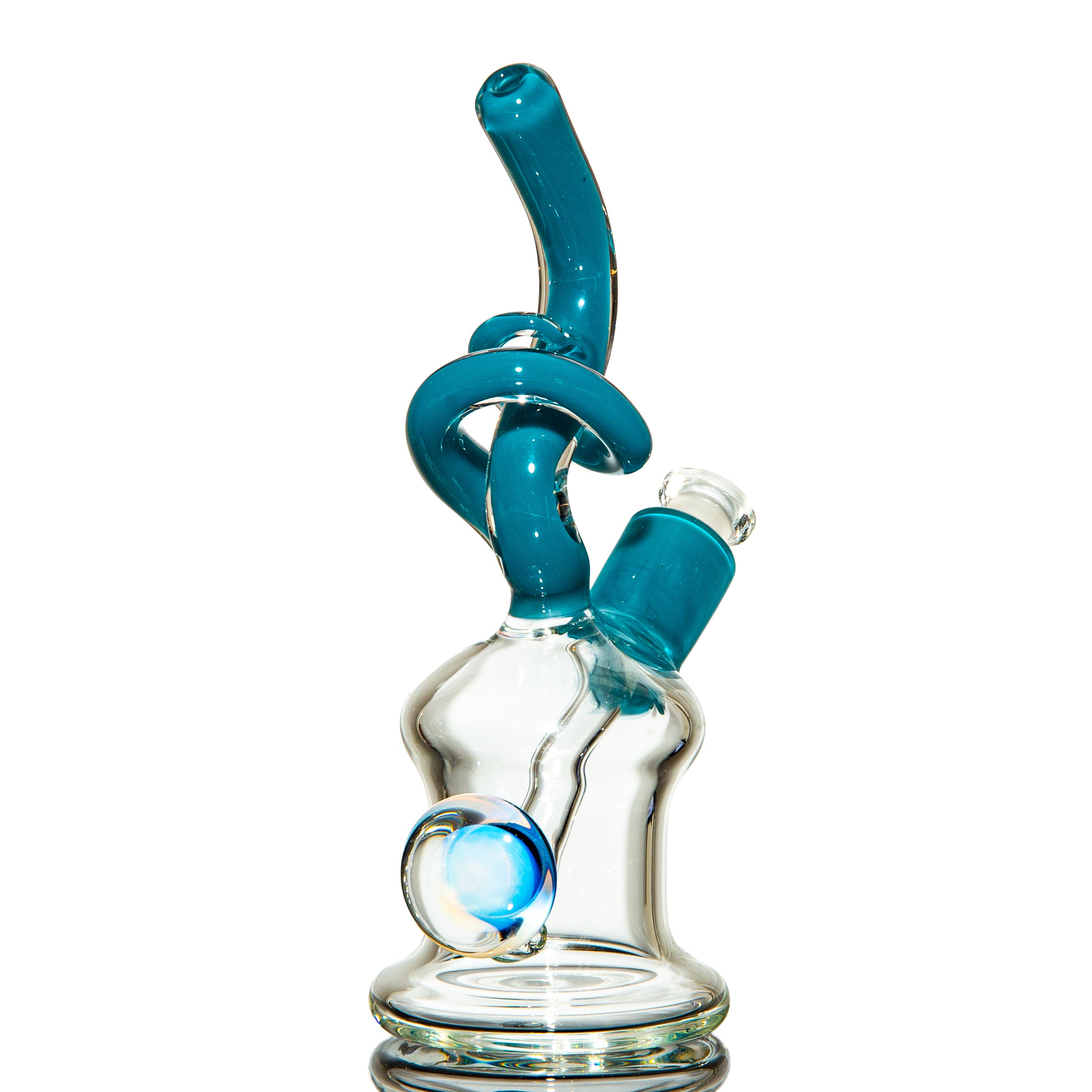 Cambria Glass - Aqua Abstract Jammer