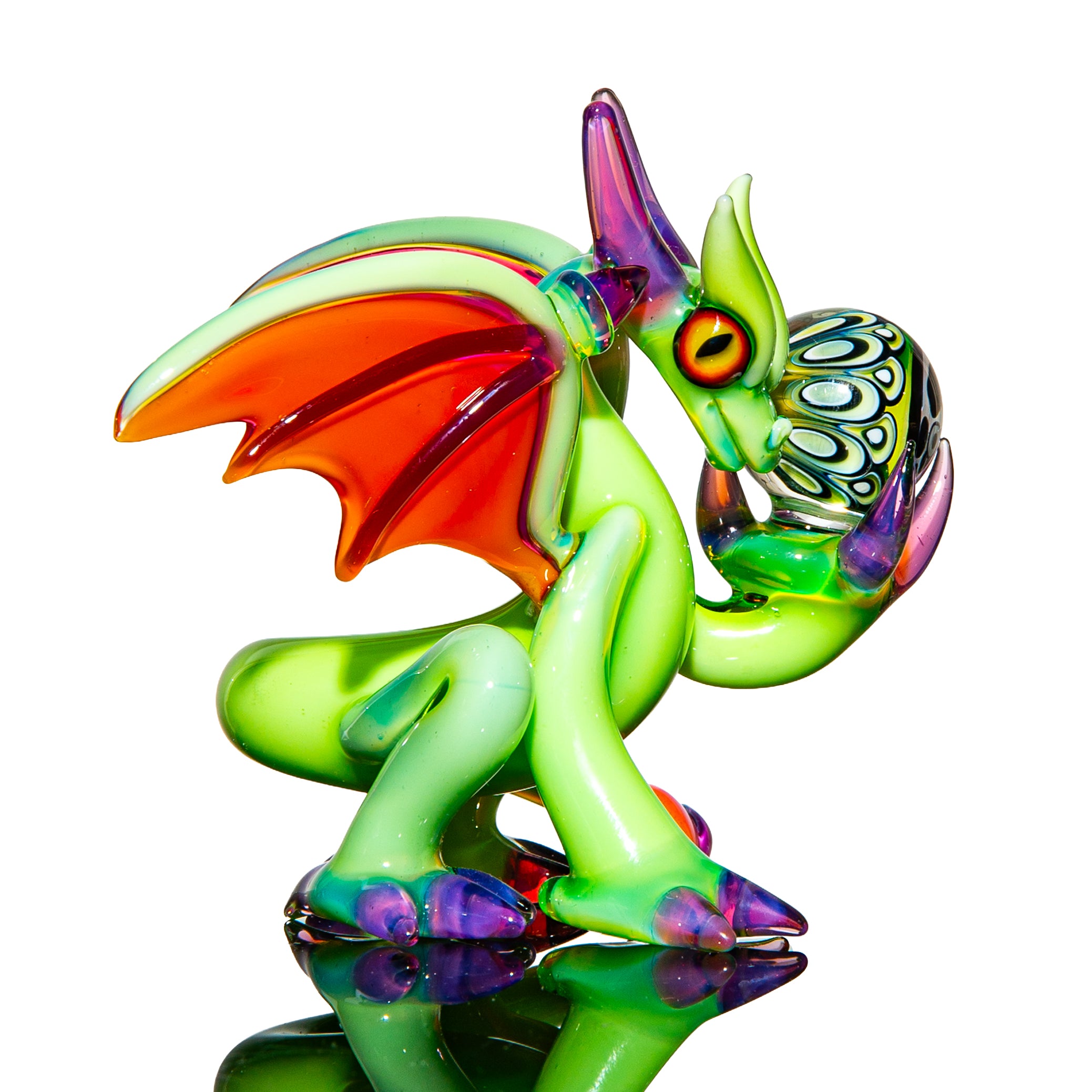 Lil Bear x Mike Luna - Dragon Sculpture & Stand