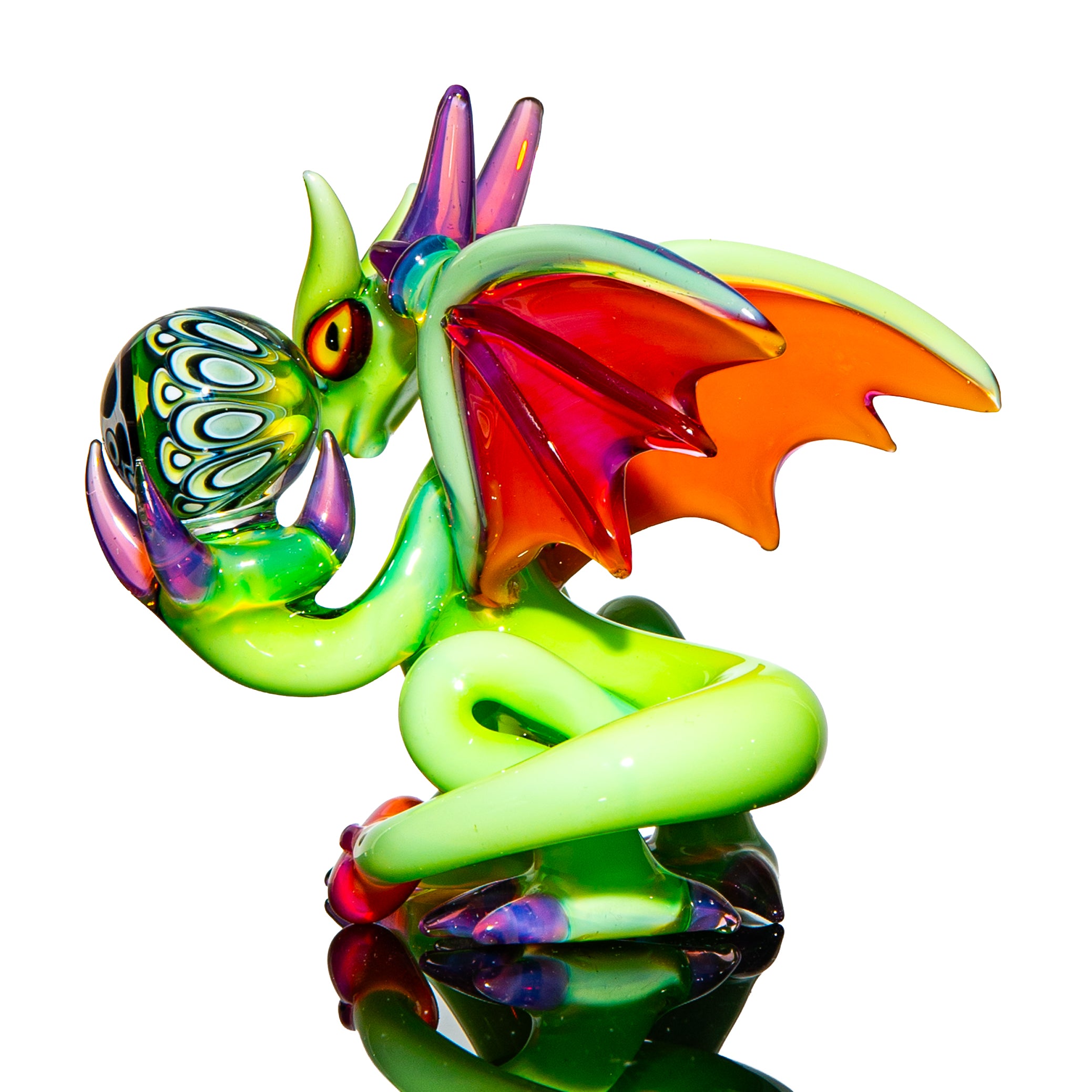 Lil Bear x Mike Luna - Dragon Sculpture & Stand