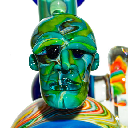 Charisma Glass - Colbalt Horned Rig & Quartz Stand