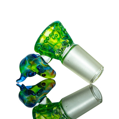 Charisma Glass x Crustecean Glass - Trout 18mm Four Hole Slide