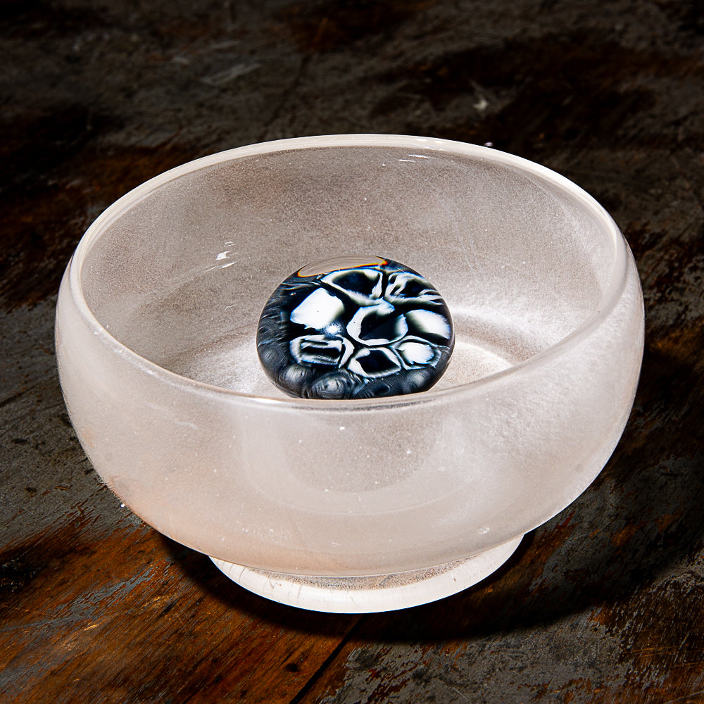 Grayson Greely - White Satin Candy Dish