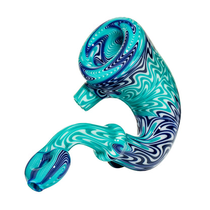 Dan Longden - Teal, Navy & White Wig Wag Sherlock