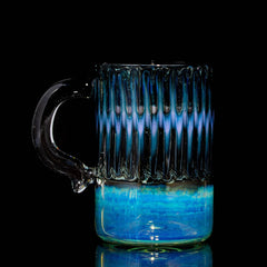 Drinking Vessels: EWGG - Small Blue Stardust Wrap & Rake Mug