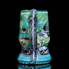 Vasos para beber: Stephen Boheme x Conversion Glass - Taza verde de aguas profundas