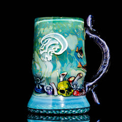 Drinking Vessels: Stephen Boheme x Conversion Glass - Green Deep Sea Mug