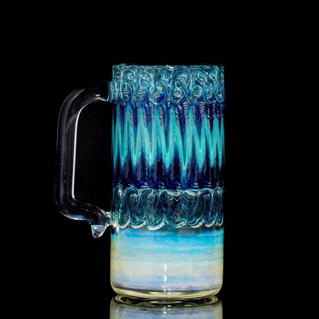 Handblown Glass Cobalt Mug Large Size.