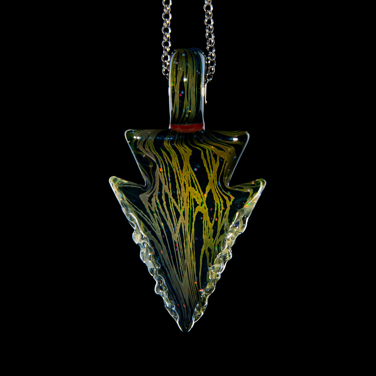 Elks That Run x Justin Carter- Fume Scratch Arrowhead Pendant