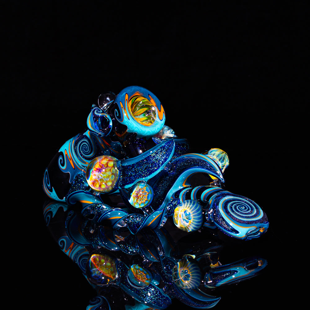 Ease Glass - Heady Dichro Layback Bubbler