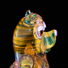 Ease Glass x Coyle - Fume Stand-Up Bear Dry Pipe