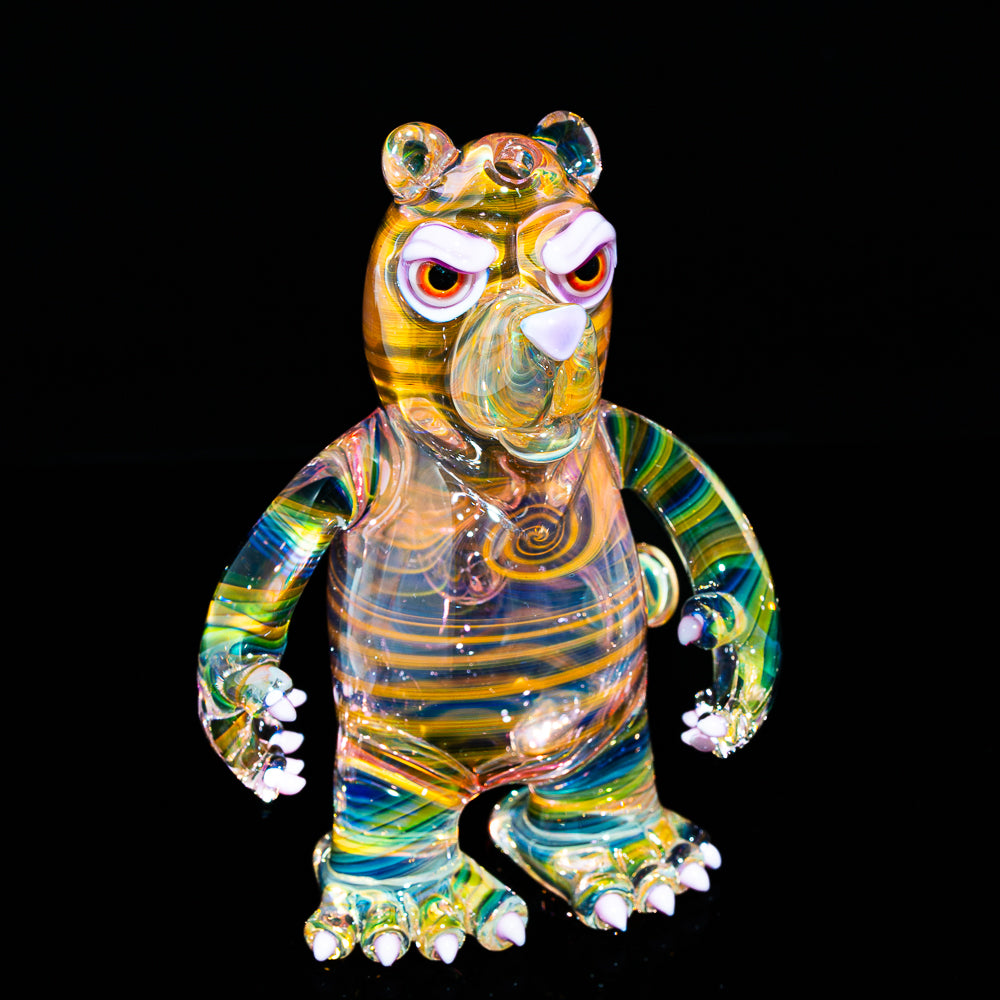 Ease Glass x Coyle - Fume Stand-Up Bear Dry Pipe