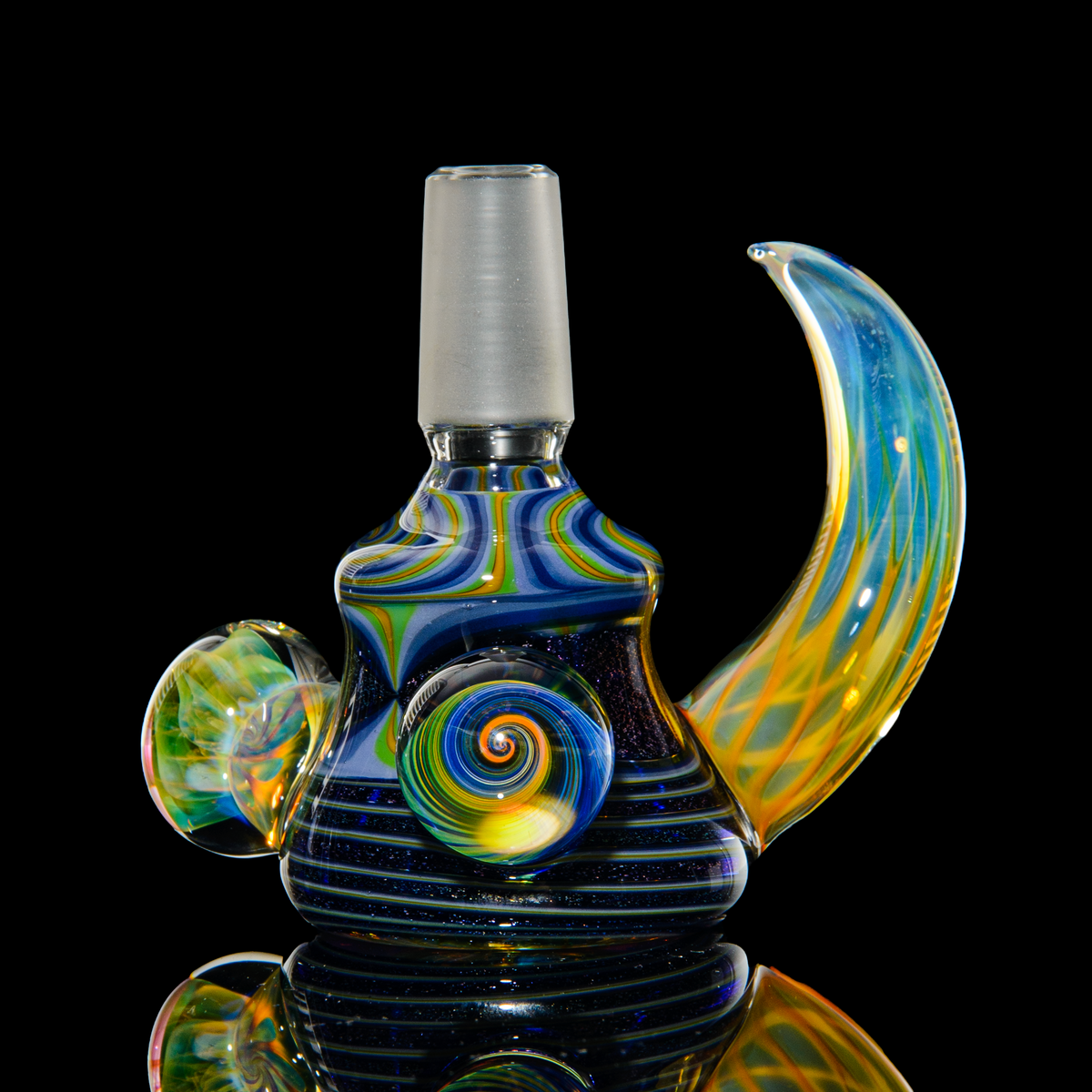 Ease Glass - Dichro Fume 14mm Slide