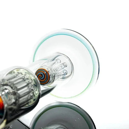 Toro Glass - Empire w/ Fire & Ice Reversal 7/13 Full Size Flower Tube