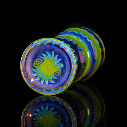 Erik Anders - Fully Worked Purple And Green Wig Wag Cup