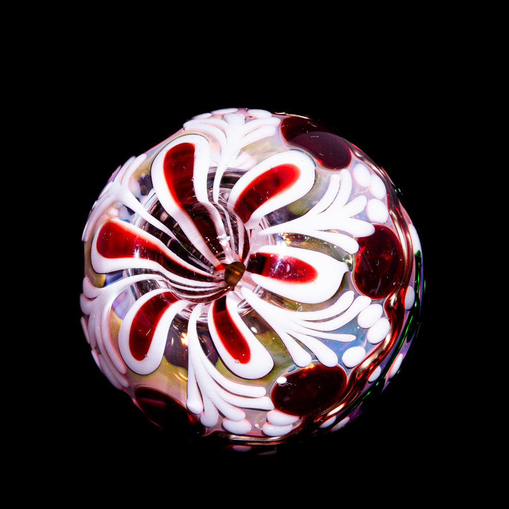 Firekist Glass - Cranberry Bliss Ornament Pipe