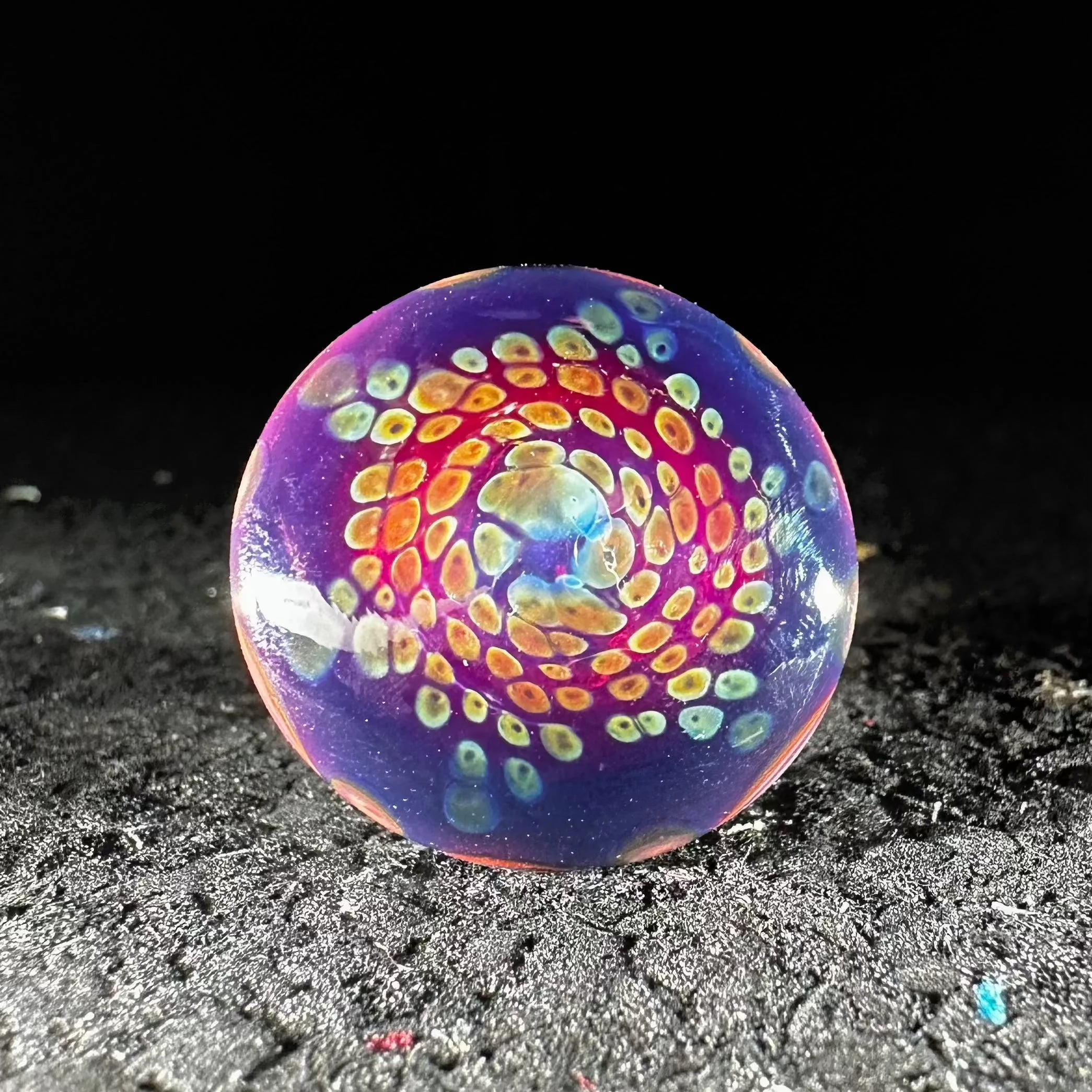 Suellen Fowler - Amber Purple Hobnail Top