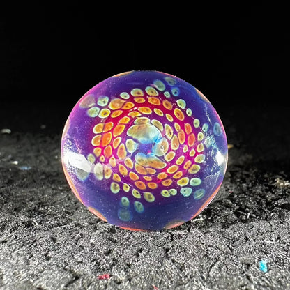 Suellen Fowler - Amber Purple Hobnail Top