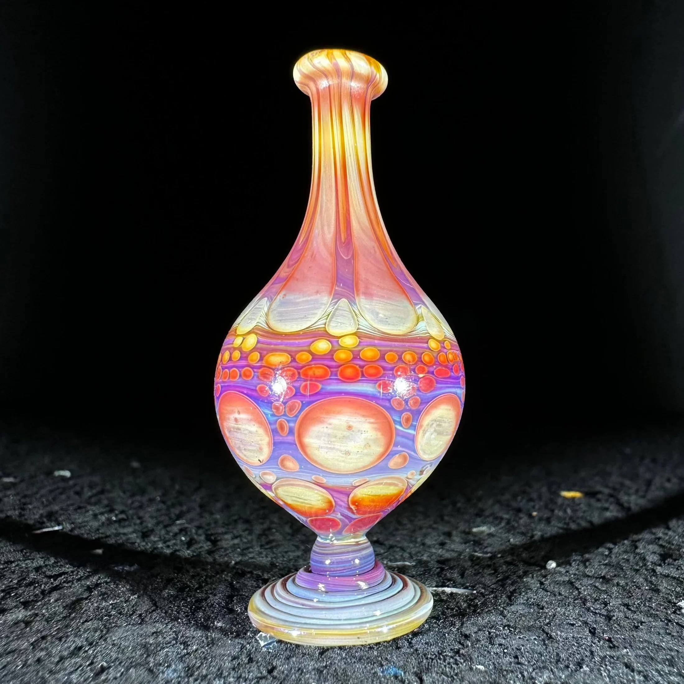 Suellen Fowler - Amber Purple Perfume Bottle