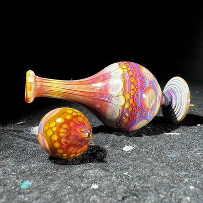 Suellen Fowler - Amber Purple Perfume Bottle
