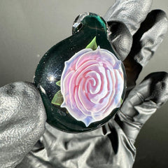 Florin Glass - Colgante Rosa Rosa