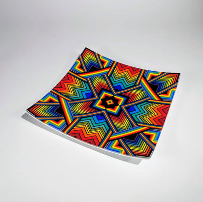 Ian Chadwick - Rainbow Partial Kiln Formed Bowl